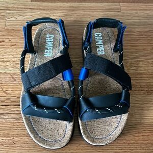 Camper 6.5 women’s blue/black/cork sole